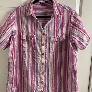 Roman’s Striped Blouse 100% Cotton